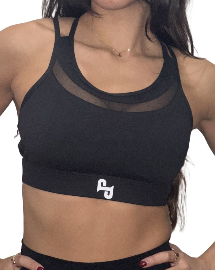 Interlace Mesh Sports Bra