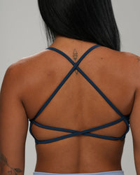 Linear Cross-Back Bra