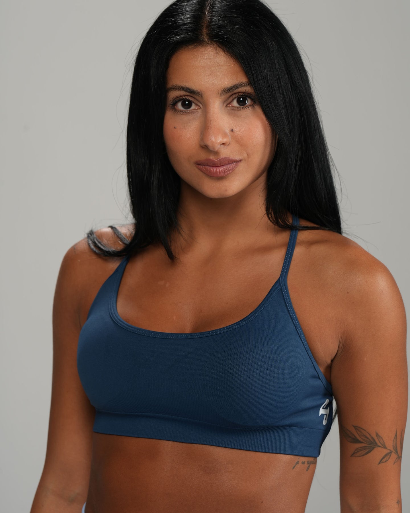 Linear Cross-Back Bra