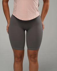 Seamless-Front Biker Short