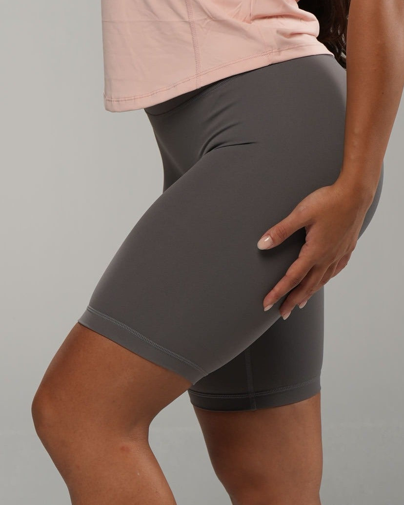 Seamless-Front Biker Short