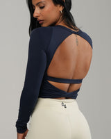 Off-Duty Cutout Long Sleeve