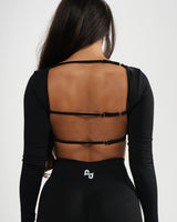 Horizon Open-Back Ribbed top