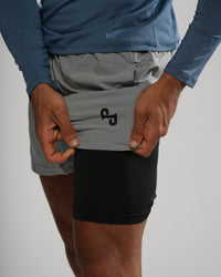 Grid-Tech 2-in-1 Shorts