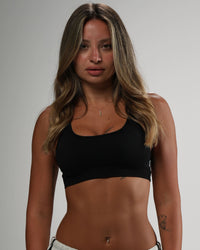 Linear Cross-Back Bra