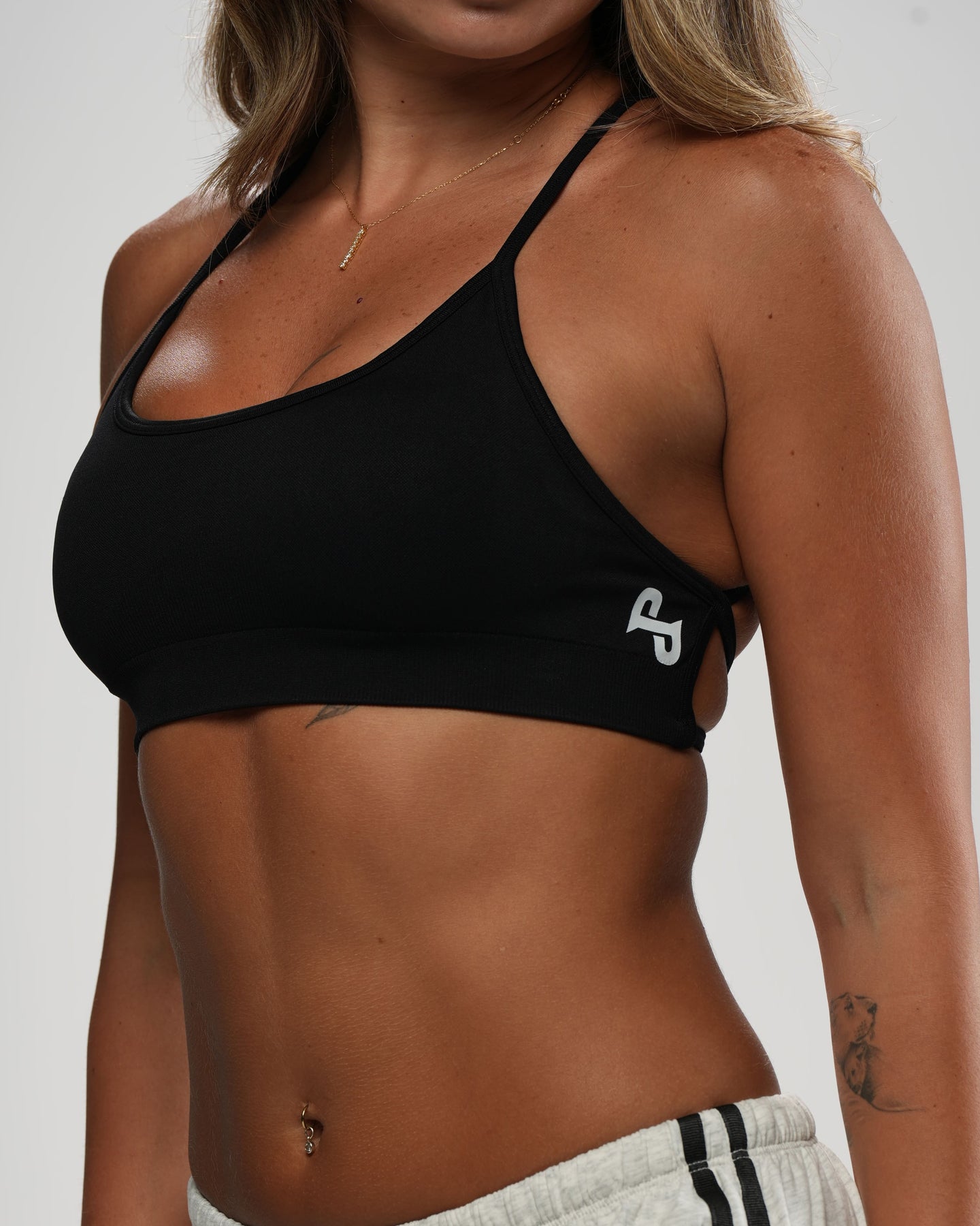Linear Cross-Back Bra