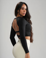 Off-Duty Cutout Long Sleeve