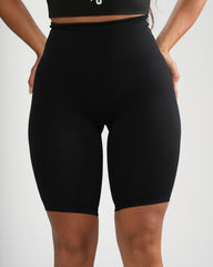 Seamless-Front Biker Short