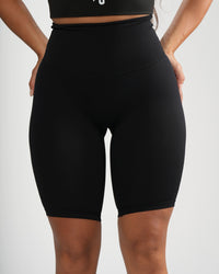 Seamless-Front Biker Short