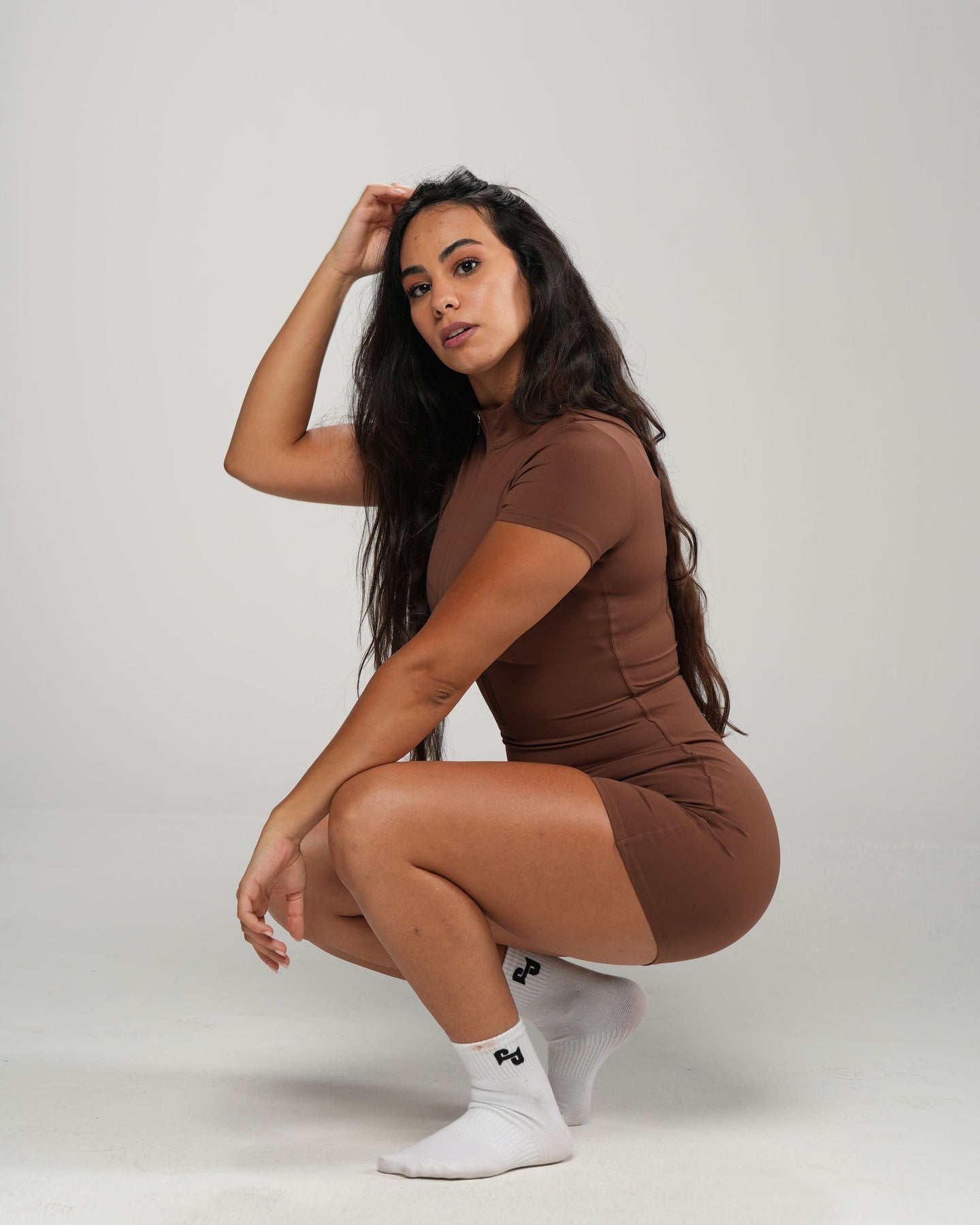 Mock-Neck Playsuit