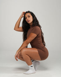 Mock-Neck Playsuit