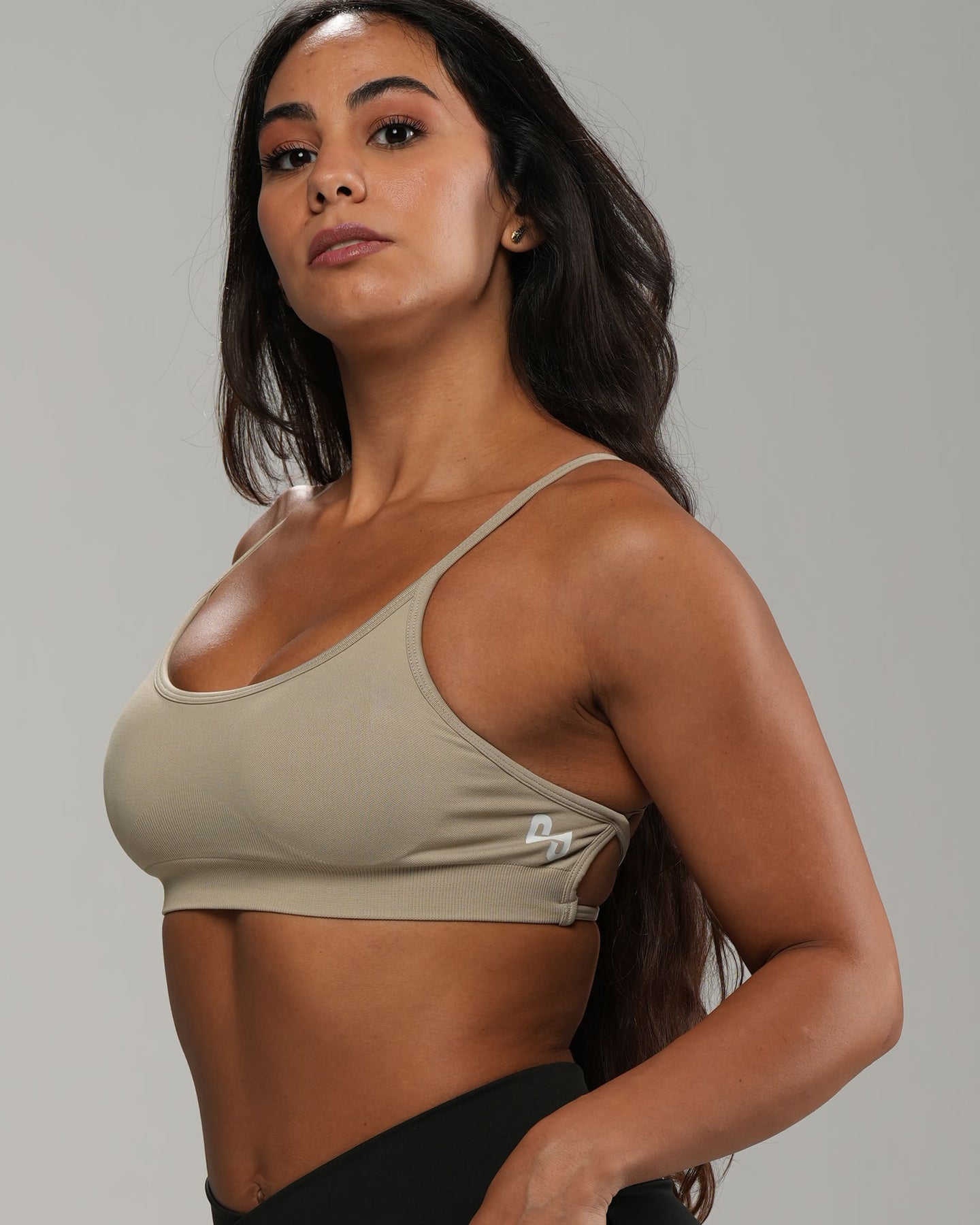 Linear Cross-Back Bra