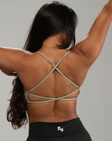 Linear Cross-Back Bra