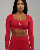 Horizon Open-Back Ribbed top