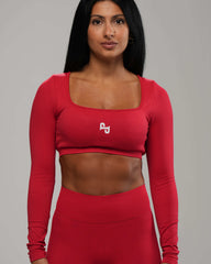 Horizon Open-Back Ribbed top
