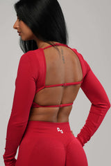 Horizon Open-Back Ribbed top